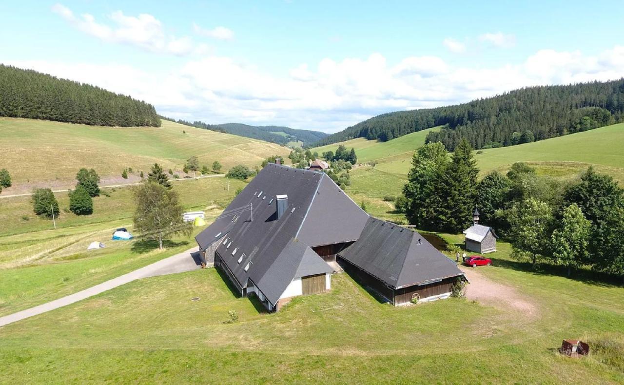 Ferienwohnung Zum Wilden Michel Linach Exterior foto