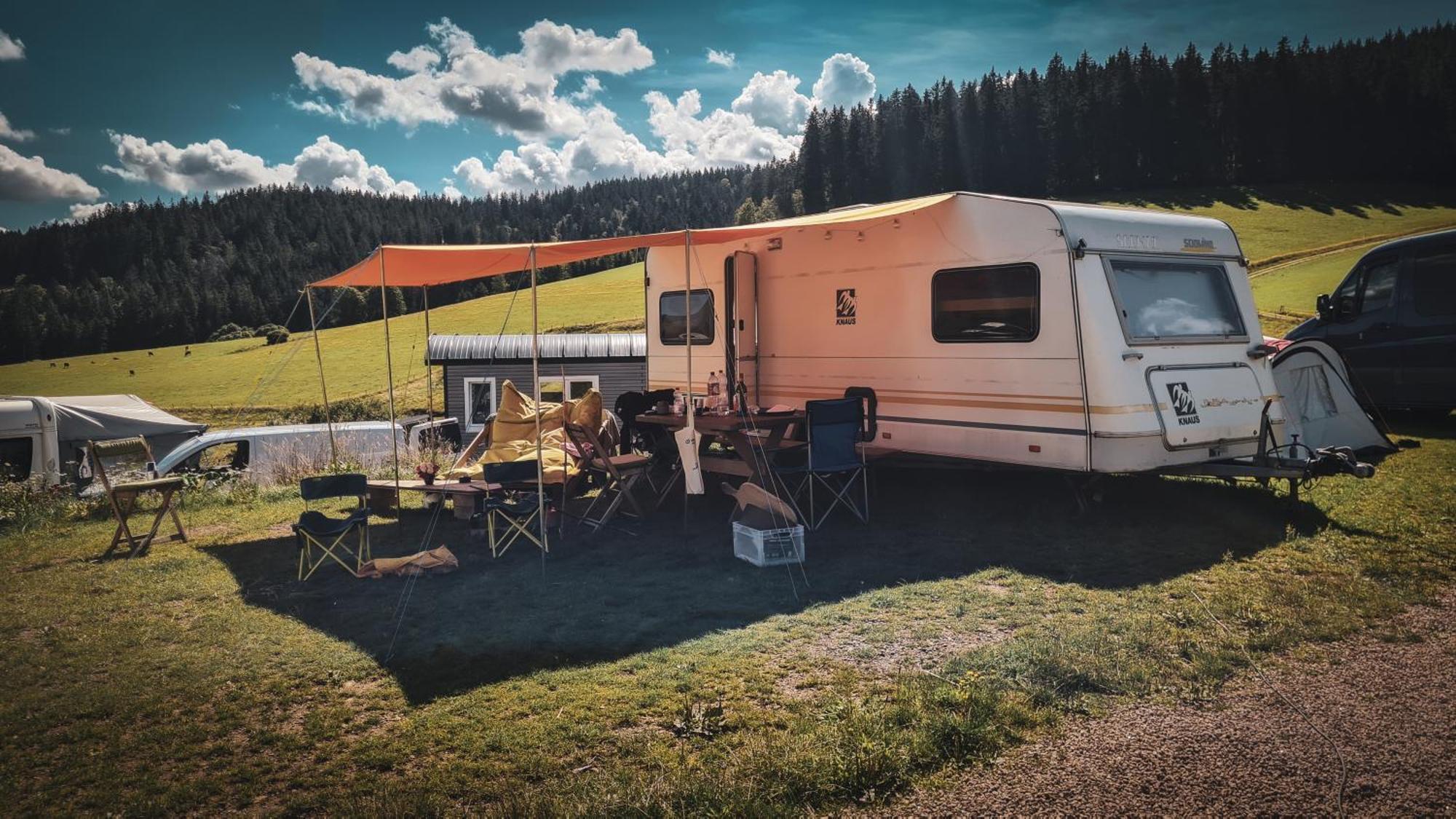 Ferienwohnung Zum Wilden Michel Linach Exterior foto