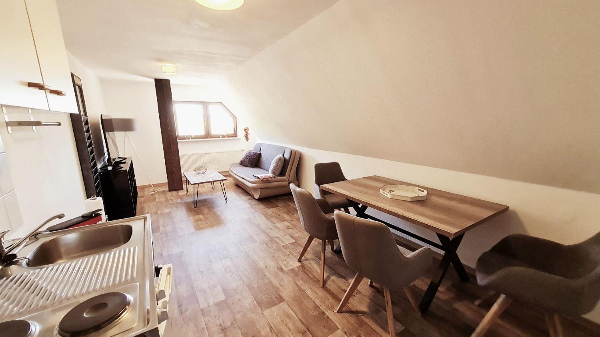 Ferienwohnung Zum Wilden Michel Linach Exterior foto
