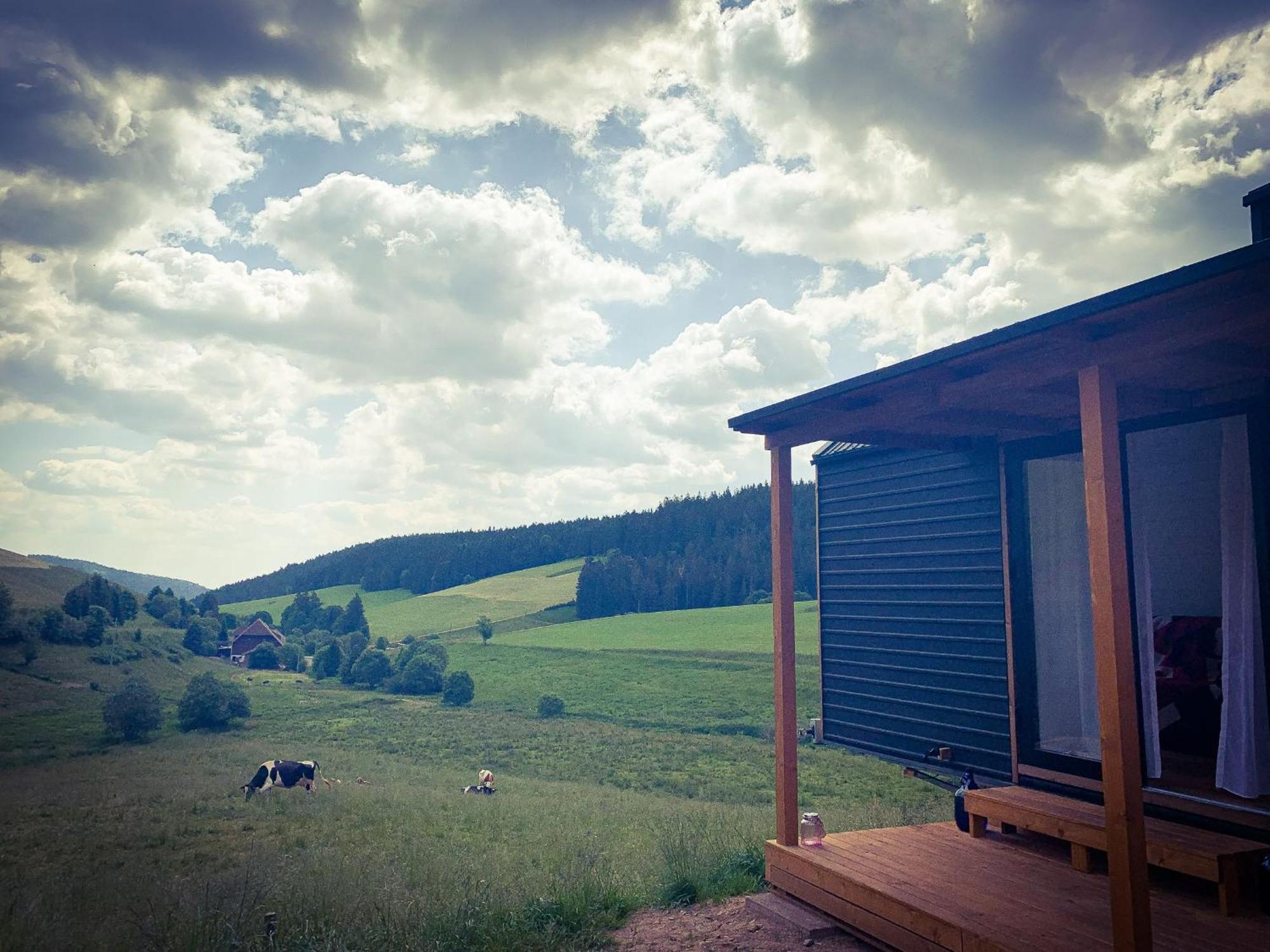 Ferienwohnung Zum Wilden Michel Linach Exterior foto
