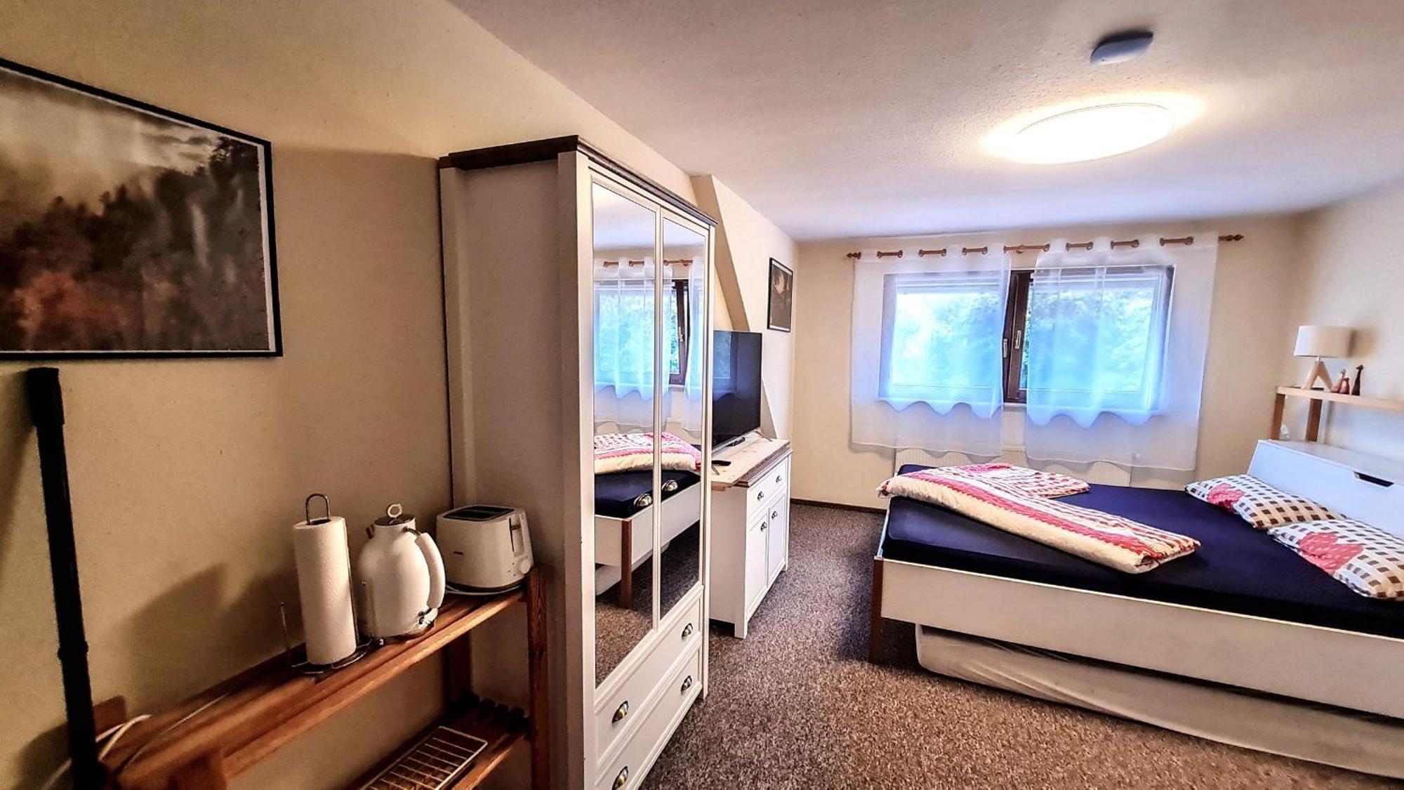 Ferienwohnung Zum Wilden Michel Linach Exterior foto