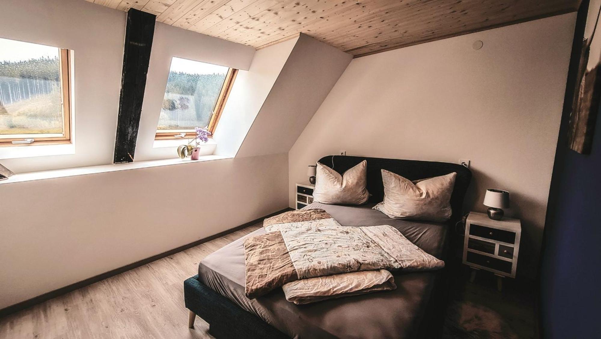 Ferienwohnung Zum Wilden Michel Linach Exterior foto